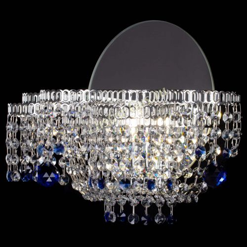 Бра Камелия шар синяя в Кирове Гусь Хрустальный