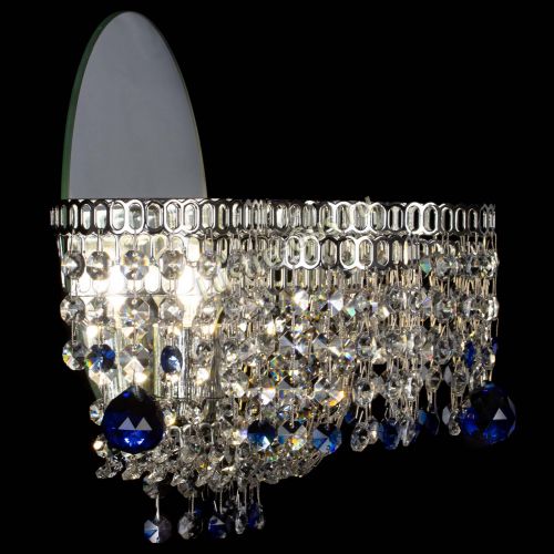 Бра Камелия шар синяя в Кирове Гусь Хрустальный