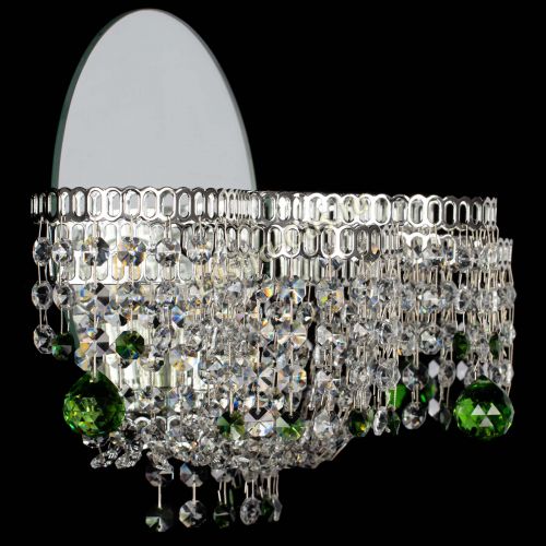 Бра Камелия шар зеленая в Кирове Гусь Хрустальный