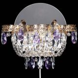 Бра Камея Флора фиолетовая в Кирове