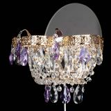 Бра Камея Флора фиолетовая в Кирове