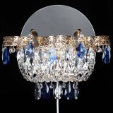 Бра Камея Флора синяя в Кирове