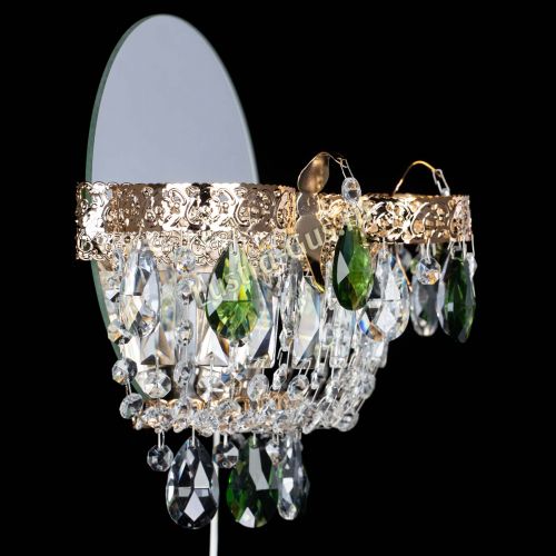 Бра Камея Флора зеленая в Кирове Гусь Хрустальный