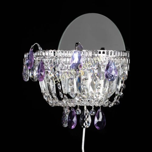 Бра Камея фиолетовая в Кирове Гусь Хрустальный