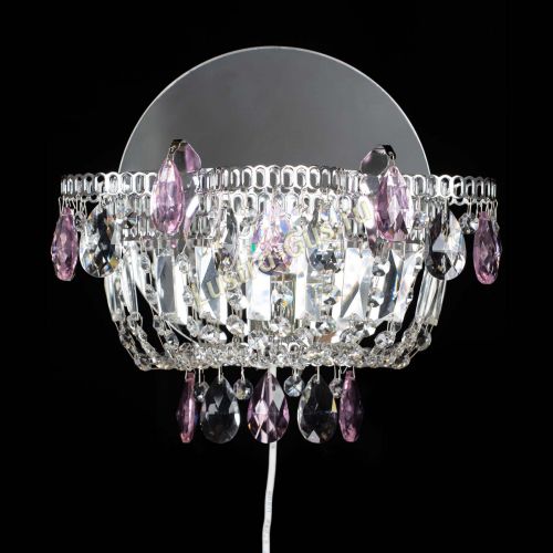 Бра Камея розовая в Кирове Гусь Хрустальный