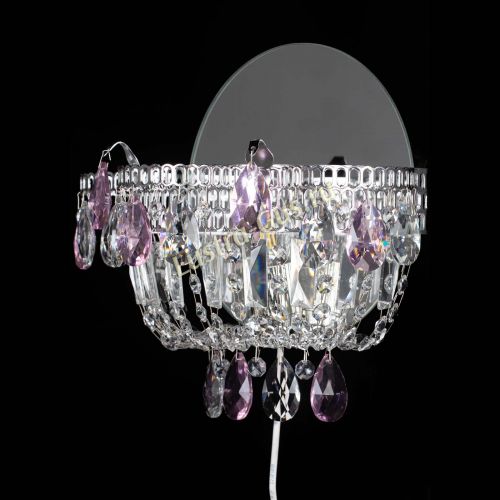 Бра Камея розовая в Кирове Гусь Хрустальный