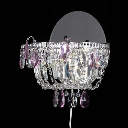 Бра Камея розовая в Кирове Гусь Хрустальный