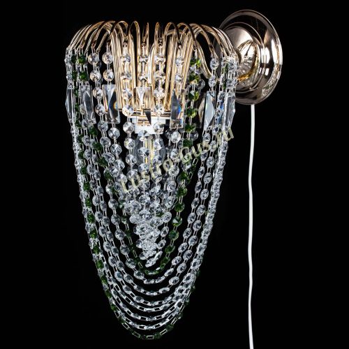 Бра Каскад Водоворот зеленая в Кирове Гусь Хрустальный