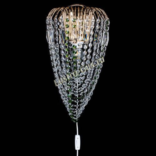 Бра Каскад Водоворот зеленая в Кирове Гусь Хрустальный
