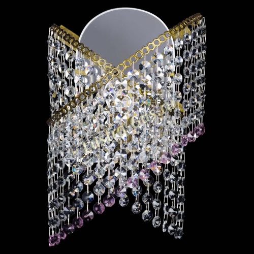 Бра Космея №1 розовая под бронзу в Кирове Гусь Хрустальный