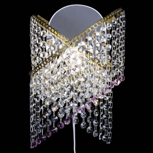 Бра Космея №1 розовая под бронзу в Кирове Гусь Хрустальный