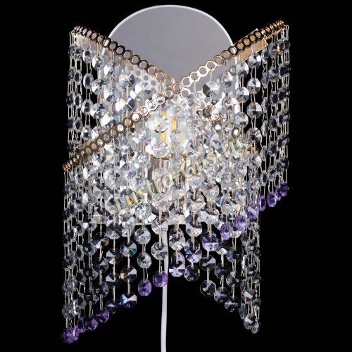 Бра Космея №1 фиолетовая в Кирове Гусь Хрустальный