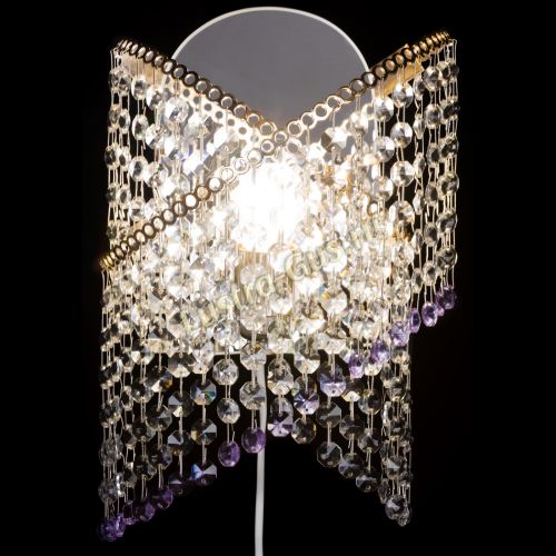 Бра Космея №1 фиолетовая в Кирове Гусь Хрустальный