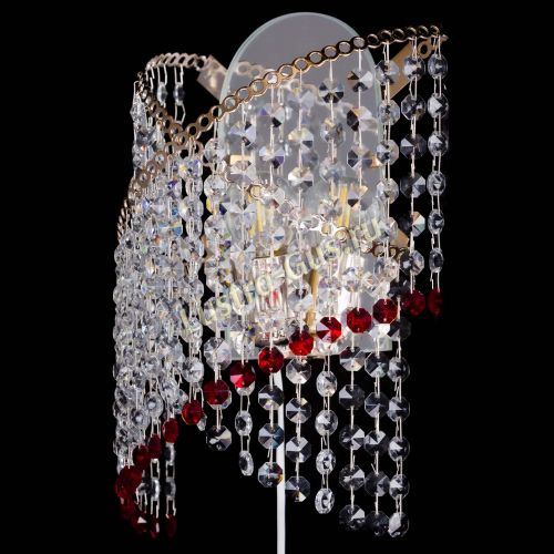 Бра Космея №1 красная в Кирове Гусь Хрустальный