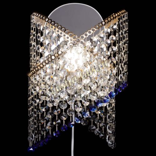 Бра Космея №1 синяя в Кирове Гусь Хрустальный