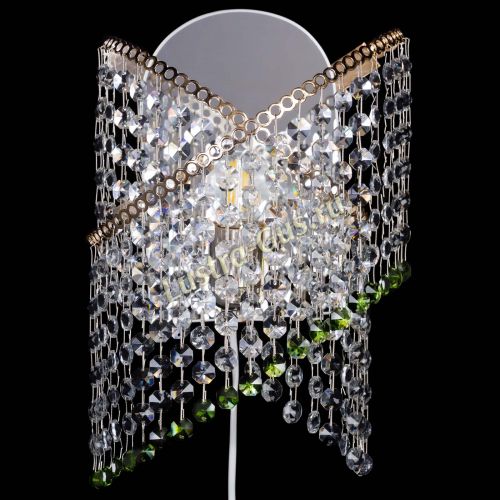 Бра Космея №1 зеленая в Кирове Гусь Хрустальный