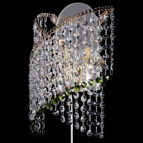 Бра Космея №1 зеленая в Кирове Гусь Хрустальный