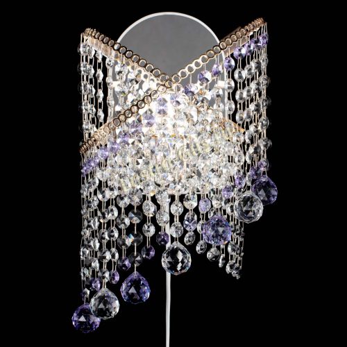 Бра Космея №3 фиолетовая в Кирове Гусь Хрустальный