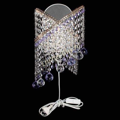 Бра Космея №3 фиолетовая в Кирове Гусь Хрустальный