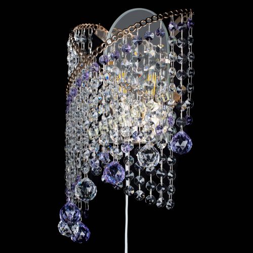 Бра Космея №3 фиолетовая в Кирове Гусь Хрустальный