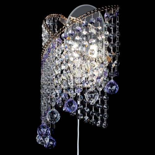 Бра Космея №3 фиолетовая в Кирове Гусь Хрустальный