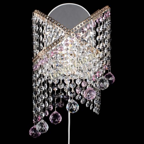 Бра Космея №3 розовая в Кирове Гусь Хрустальный