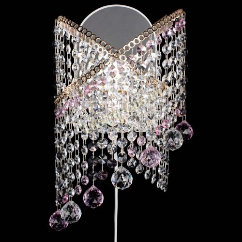 Бра Космея №3 розовая в Кирове Гусь Хрустальный