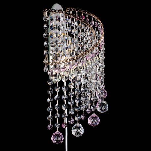 Бра Космея №3 розовая в Кирове Гусь Хрустальный