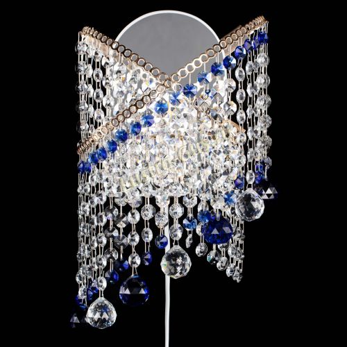 Бра Космея №3 синяя в Кирове Гусь Хрустальный