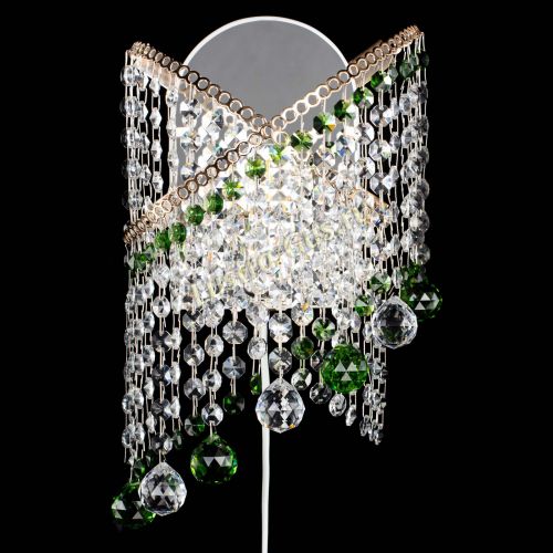 Бра Космея №3 зеленая в Кирове Гусь Хрустальный