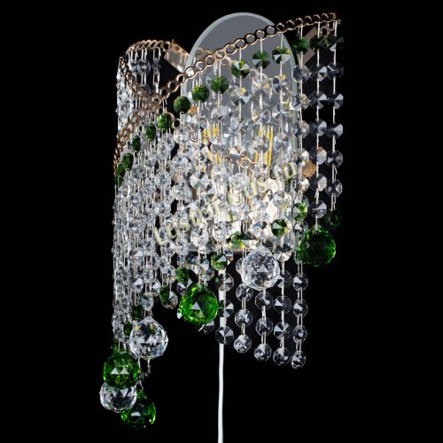 Бра Космея №3 зеленая в Кирове Гусь Хрустальный