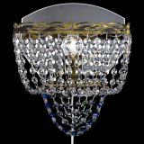 Бра Квадрат №2 под бронзу Синяя в Кирове