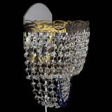 Бра Квадрат №2 под бронзу Синяя в Кирове