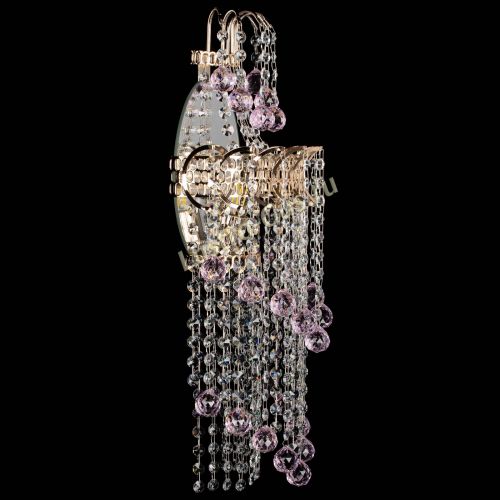 Бра Ника №5 розовая в Кирове Гусь Хрустальный