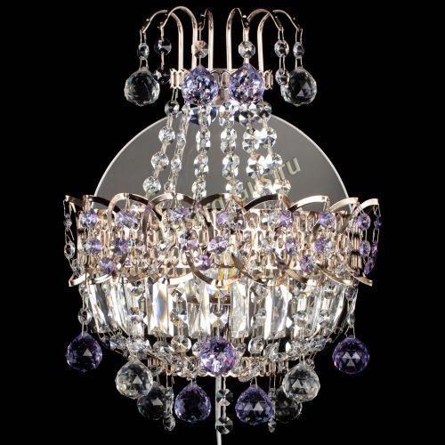Бра Ника шар фиолетовая в Кирове Гусь Хрустальный