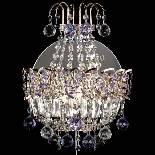 Бра Ника шар фиолетовая в Кирове Гусь Хрустальный