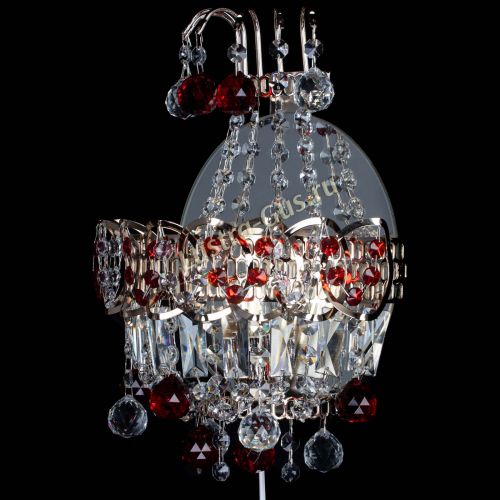 Бра Ника шар красная в Кирове Гусь Хрустальный
