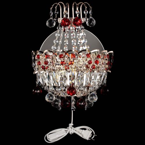 Бра Ника шар красная в Кирове Гусь Хрустальный