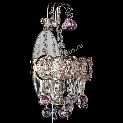 Бра Ника шар розовая в Кирове Гусь Хрустальный