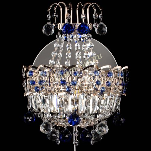 Бра Ника шар синяя в Кирове Гусь Хрустальный