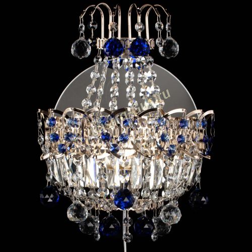 Бра Ника шар синяя в Кирове Гусь Хрустальный