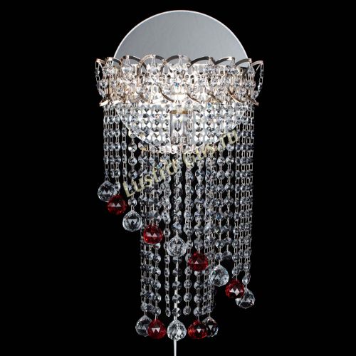 Бра Омега №1 красная в Кирове Гусь Хрустальный