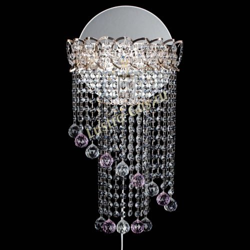 Бра Омега №1 розовая в Кирове Гусь Хрустальный