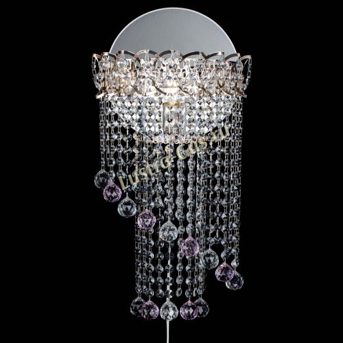 Бра Омега №1 розовая в Кирове Гусь Хрустальный