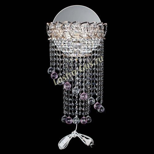 Бра Омега №1 розовая в Кирове Гусь Хрустальный