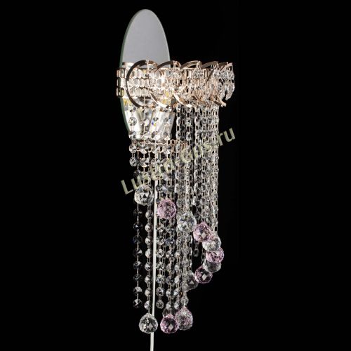 Бра Омега №1 розовая в Кирове Гусь Хрустальный