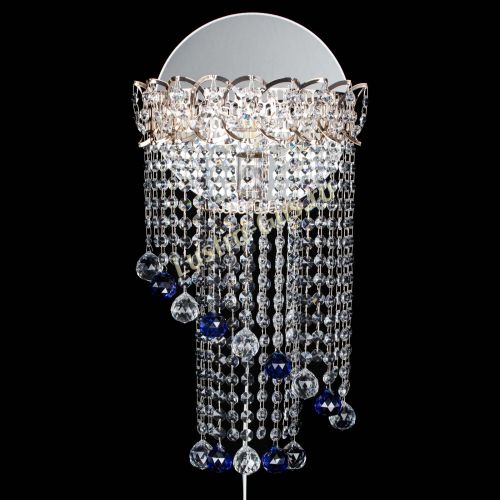 Бра Омега №1 синяя в Кирове Гусь Хрустальный