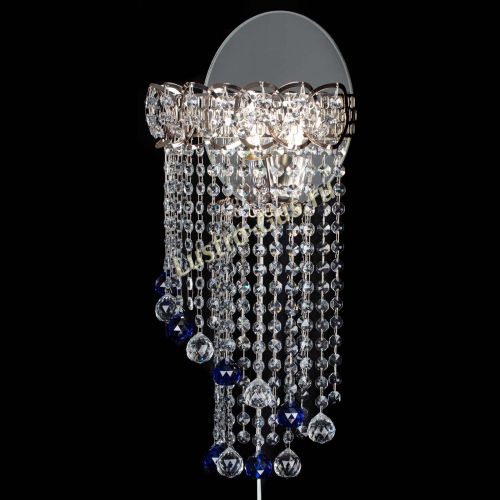 Бра Омега №1 синяя в Кирове Гусь Хрустальный