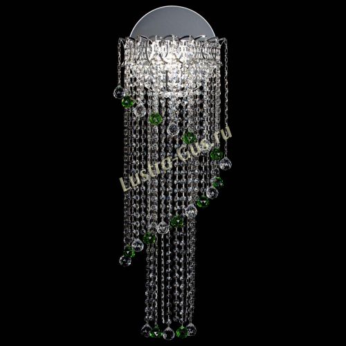 Бра Омега №3 зеленая в Кирове Гусь Хрустальный