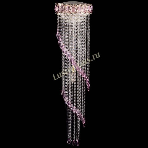 Бра Омега №4 розовая в Кирове Гусь Хрустальный